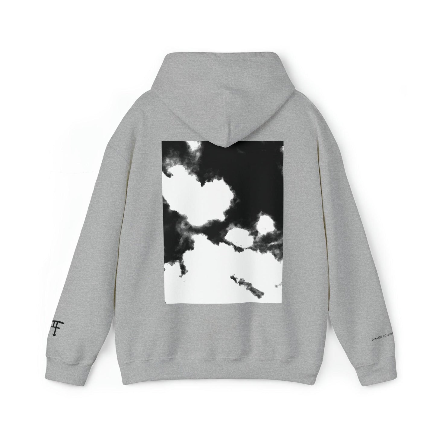 Details of Quiet Blossoms - Unisex Hooded Sweatshirt - PersonaIMF