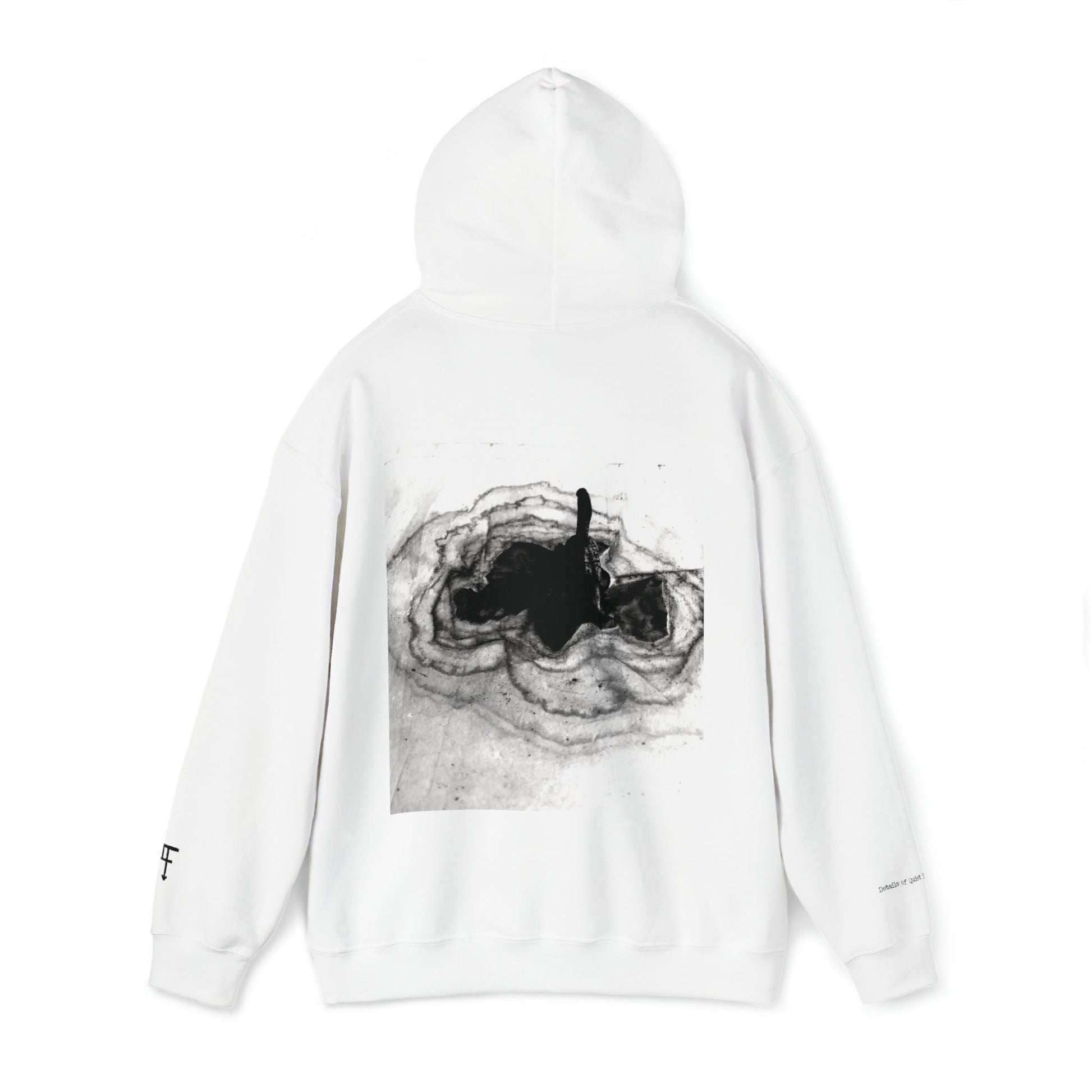 Details of Quiet Blossoms - Unisex Hooded Sweatshirt - PersonaIMF