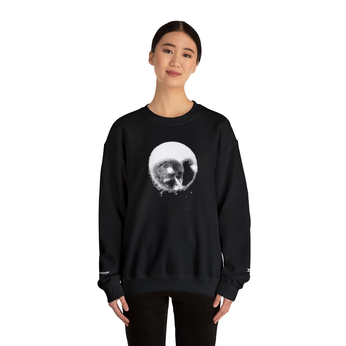 Photographic Lifelines: Ephemeral Portraits - Unisex Crewneck Sweatshirt - PersonaIMF