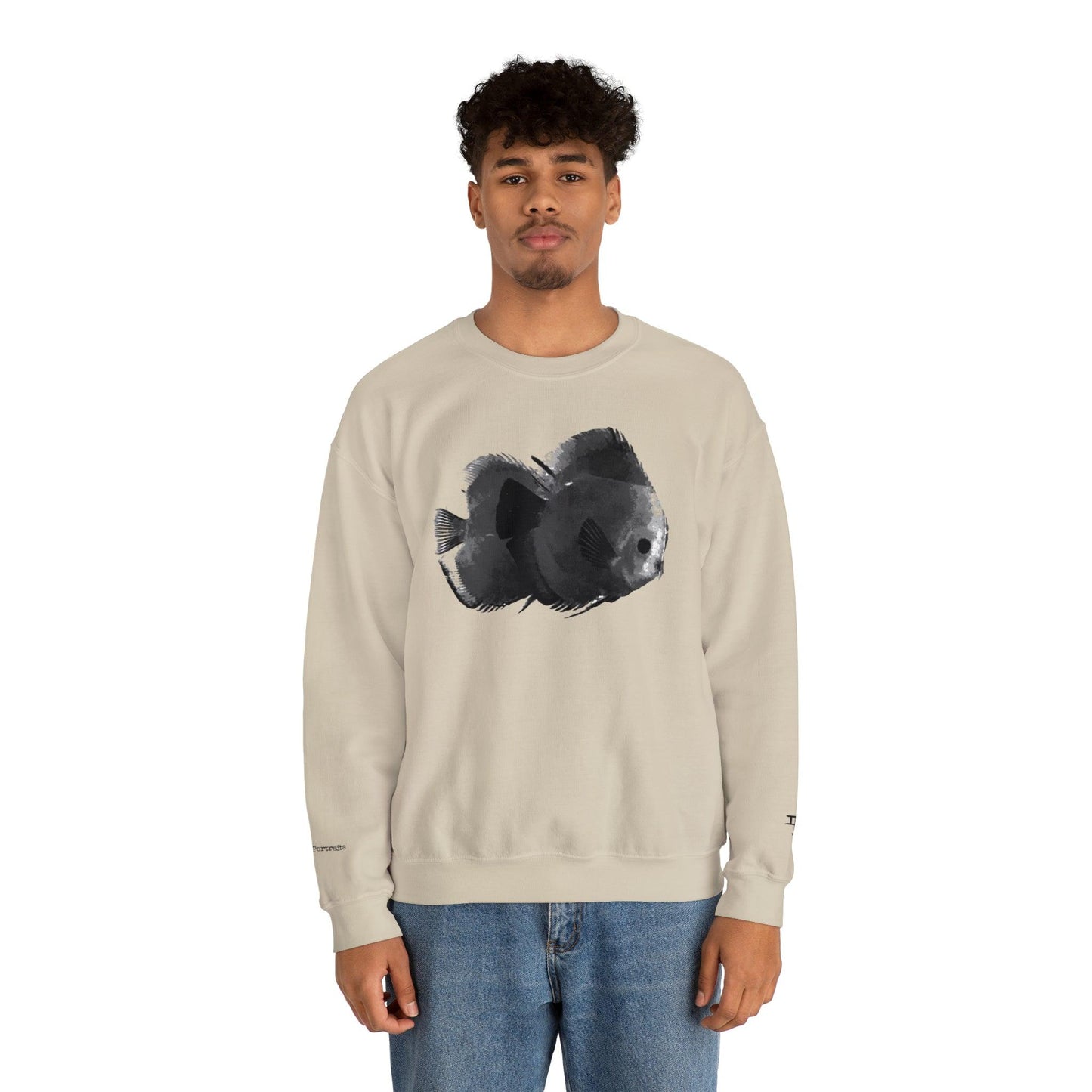 Photographic Lifelines: Ephemeral Portraits - Unisex Crewneck Sweatshirt - PersonaIMF