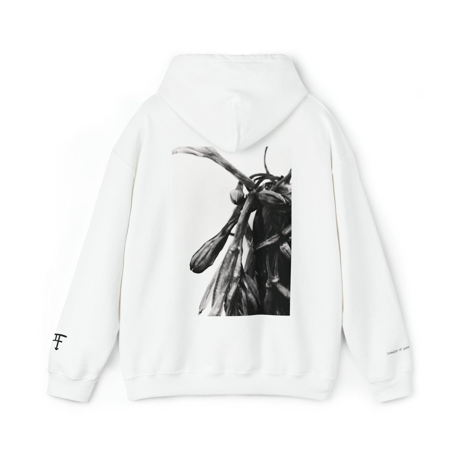 Details of Quiet Blossoms - Unisex Hooded Sweatshirt - PersonaIMF