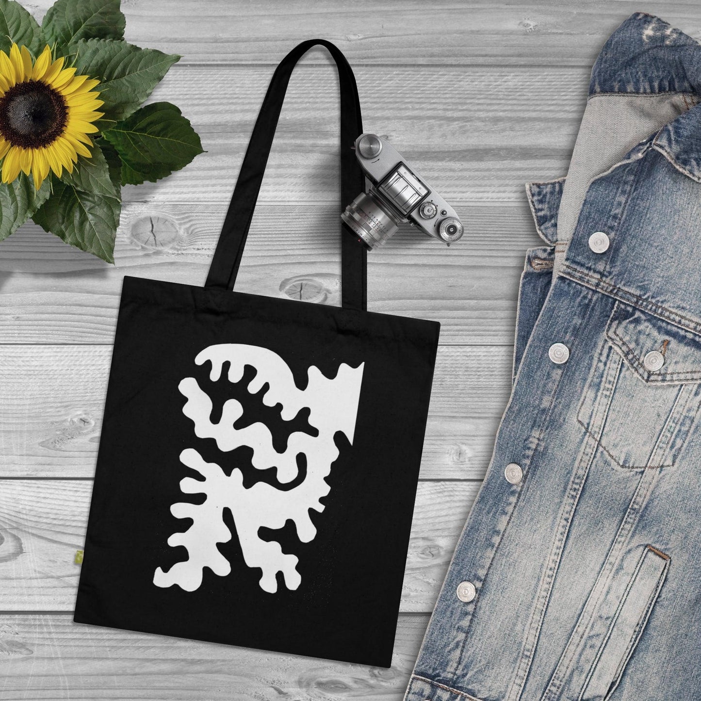 Symphonic Duplications: A Journey of Therapeutic Art - Organic Cotton Tote Bag - PersonaIMF