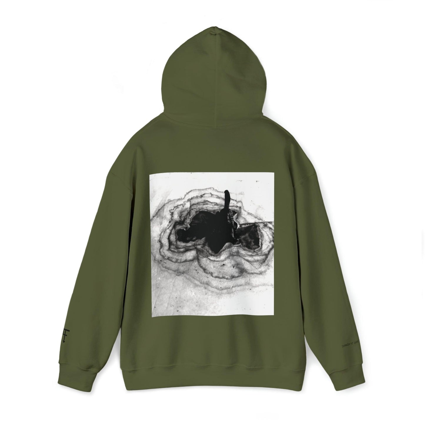 Details of Quiet Blossoms - Unisex Hooded Sweatshirt - PersonaIMF