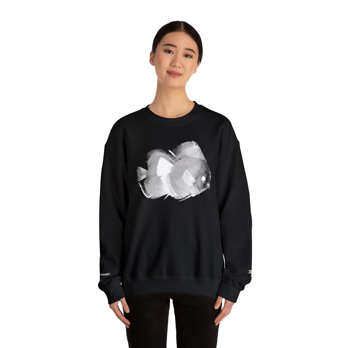 Photographic Lifelines: Ephemeral Portraits - Unisex Crewneck Sweatshirt - PersonaIMF