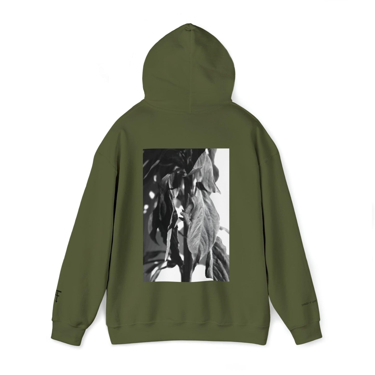 Details of Quiet Blossoms - Unisex Hooded Sweatshirt - PersonaIMF