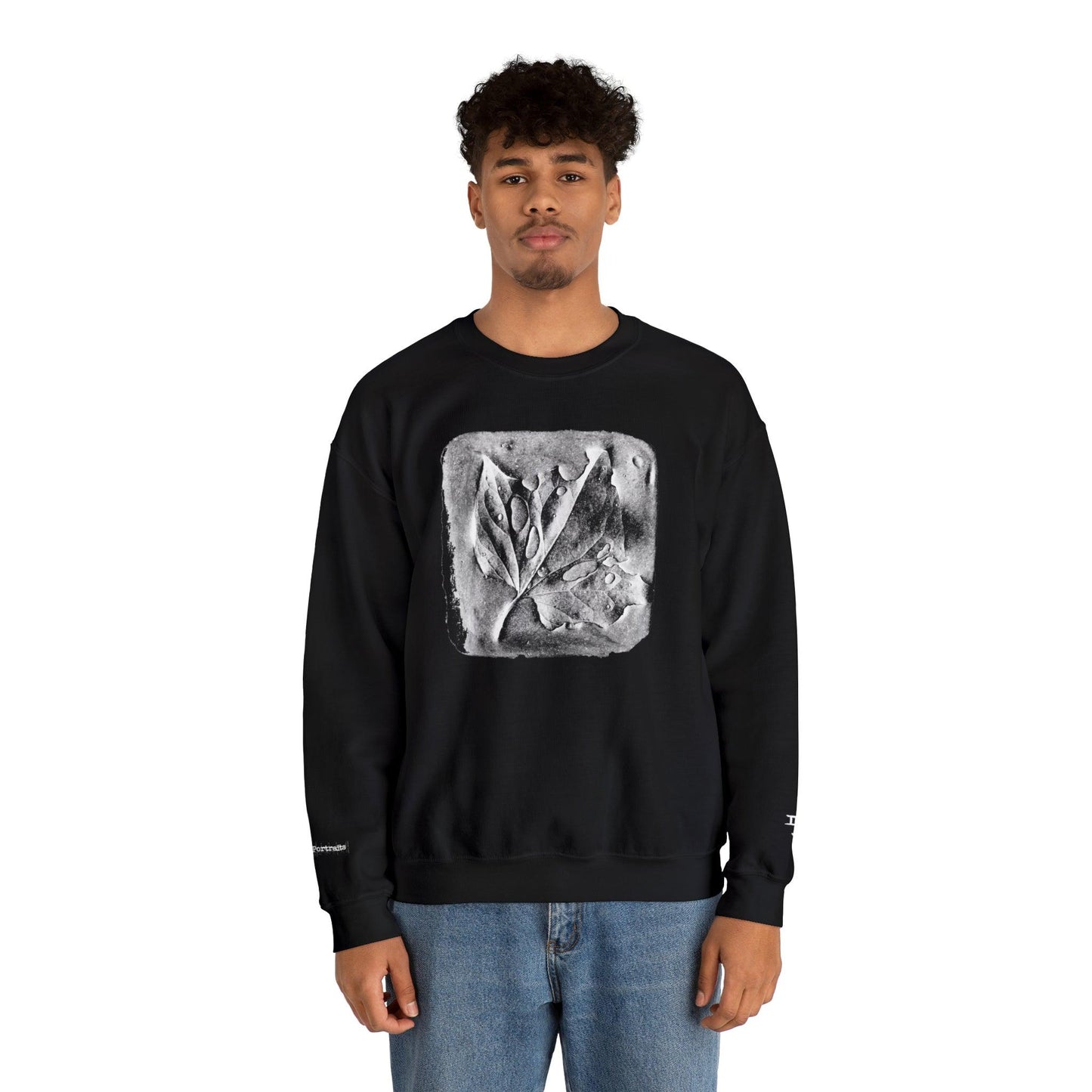 Photographic Lifelines: Ephemeral Portraits - Unisex Crewneck Sweatshirt - PersonaIMF