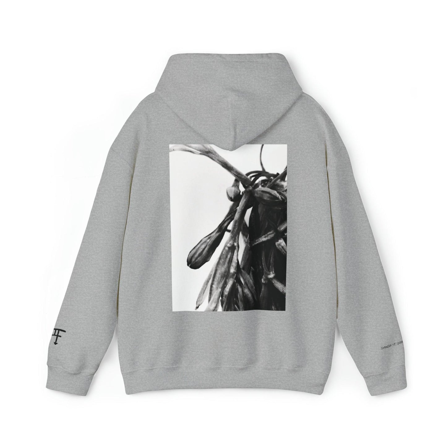 Details of Quiet Blossoms - Unisex Hooded Sweatshirt - PersonaIMF