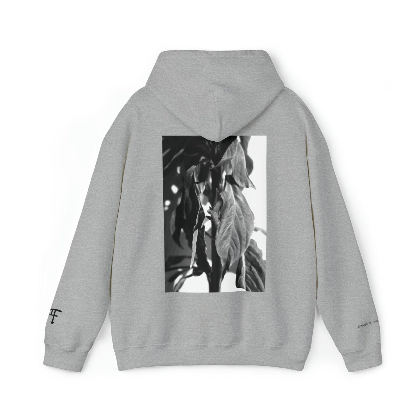 Details of Quiet Blossoms - Unisex Hooded Sweatshirt - PersonaIMF