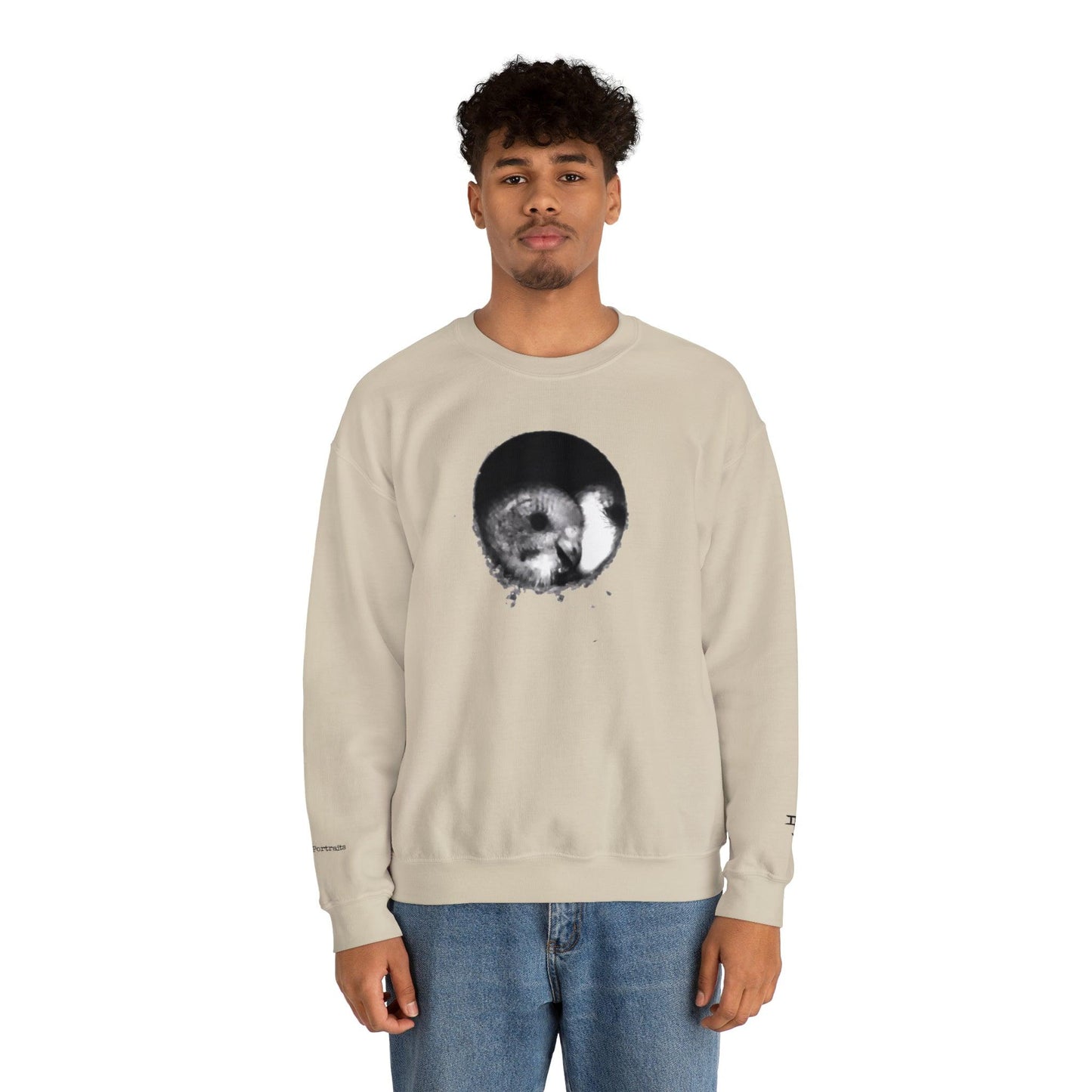 Photographic Lifelines: Ephemeral Portraits - Unisex Crewneck Sweatshirt - PersonaIMF