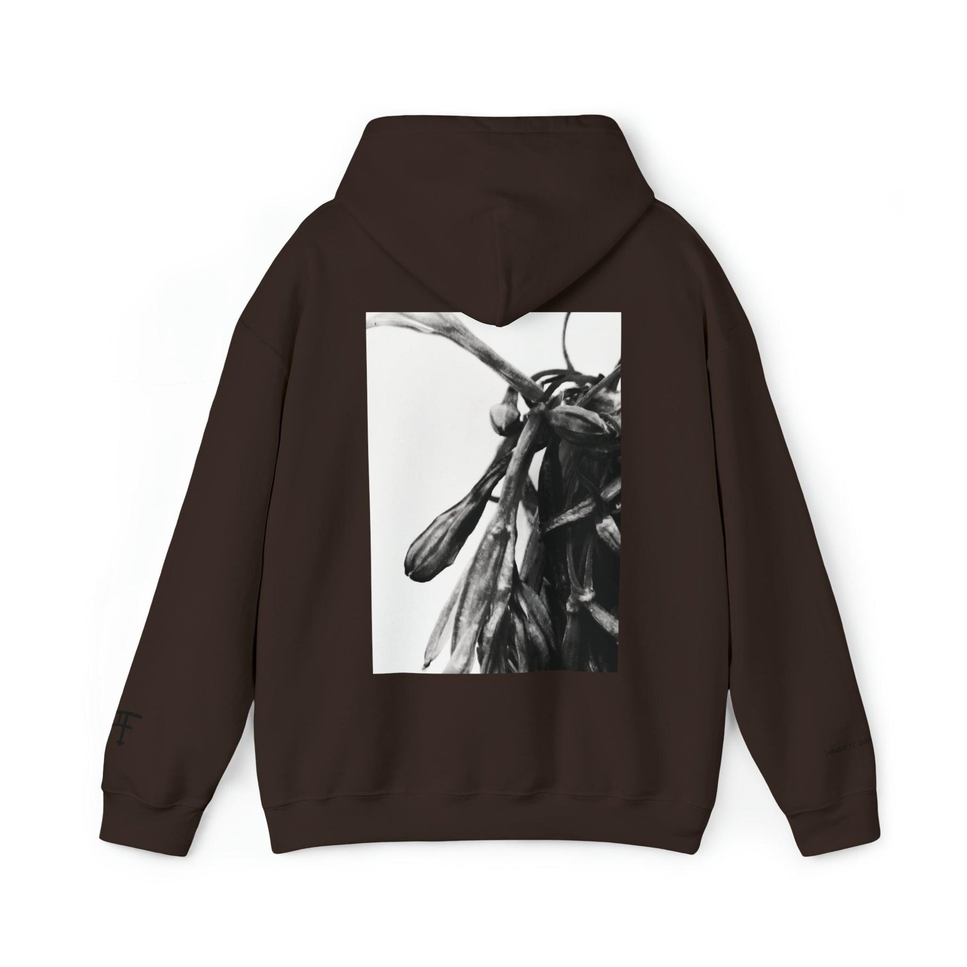 Details of Quiet Blossoms - Unisex Hooded Sweatshirt - PersonaIMF