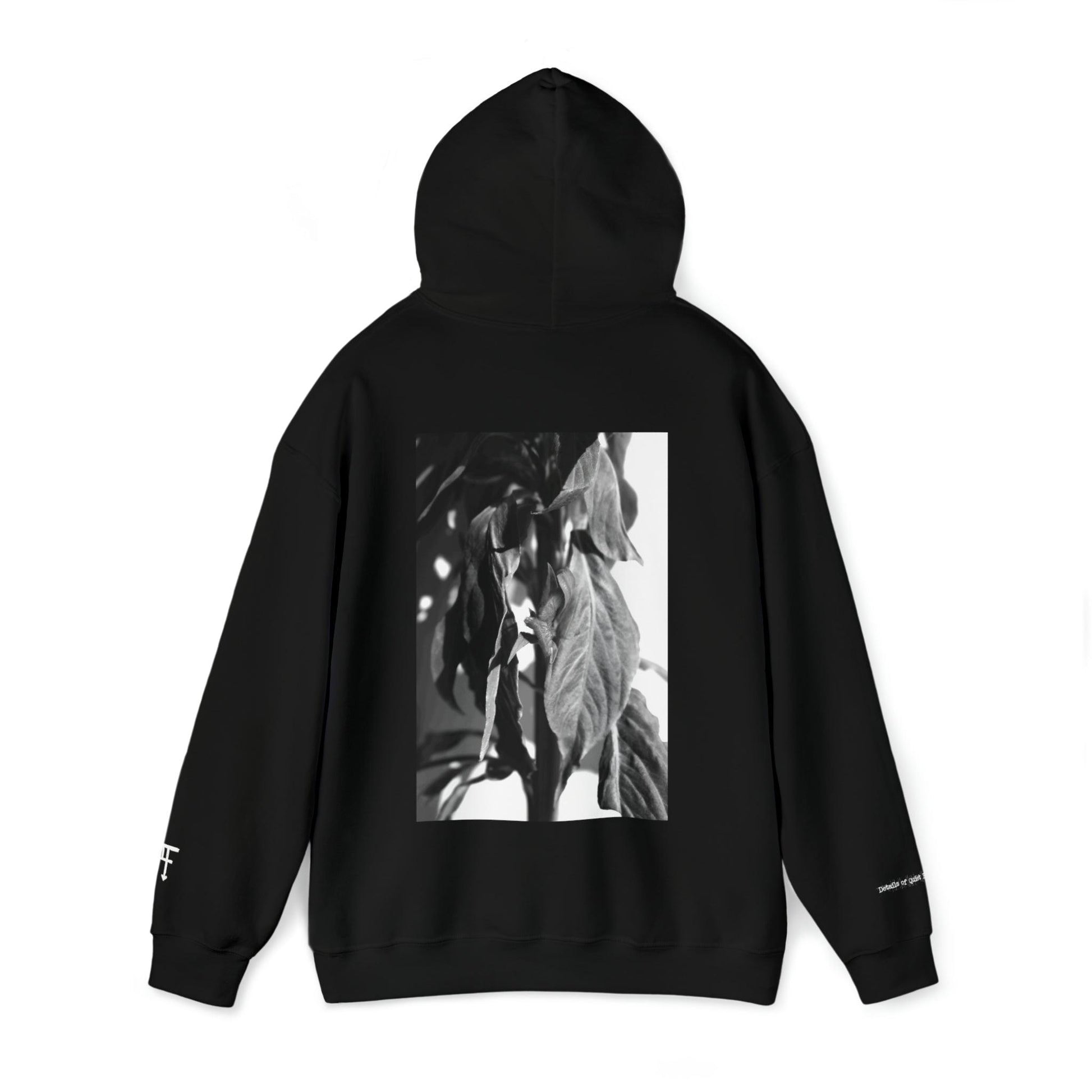 Details of Quiet Blossoms - Unisex Hooded Sweatshirt - PersonaIMF