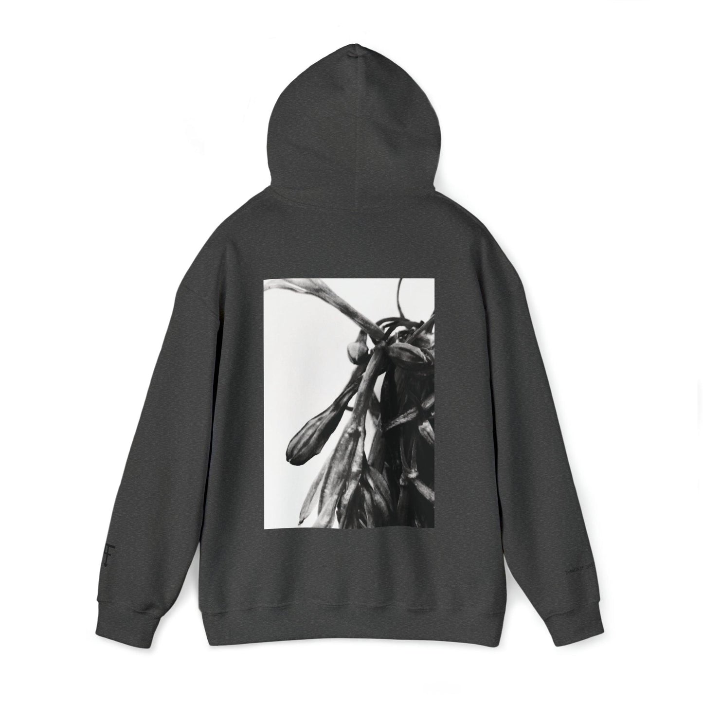 Details of Quiet Blossoms - Unisex Hooded Sweatshirt - PersonaIMF