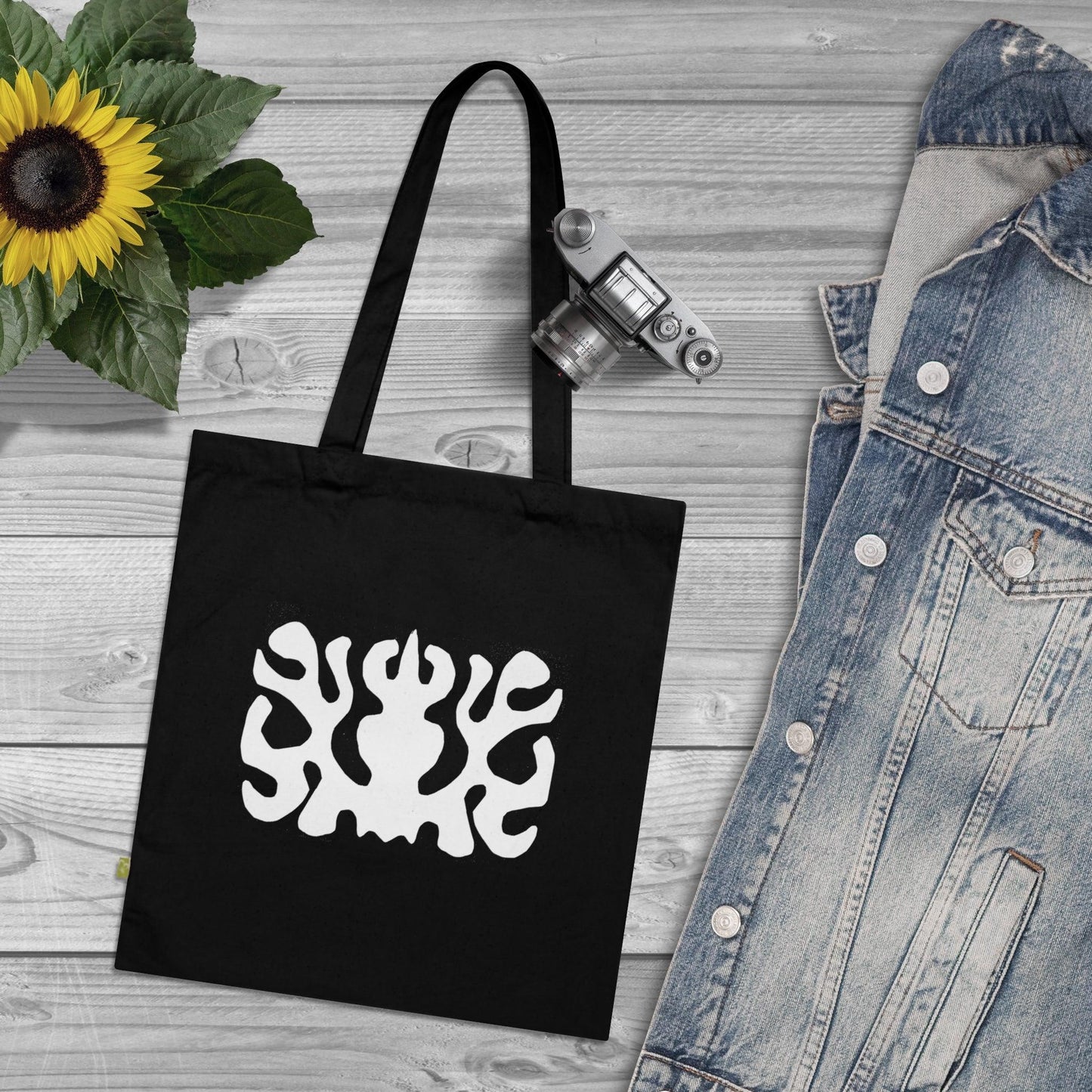 Symphonic Duplications: A Journey of Therapeutic Art - Organic Cotton Tote Bag - PersonaIMF