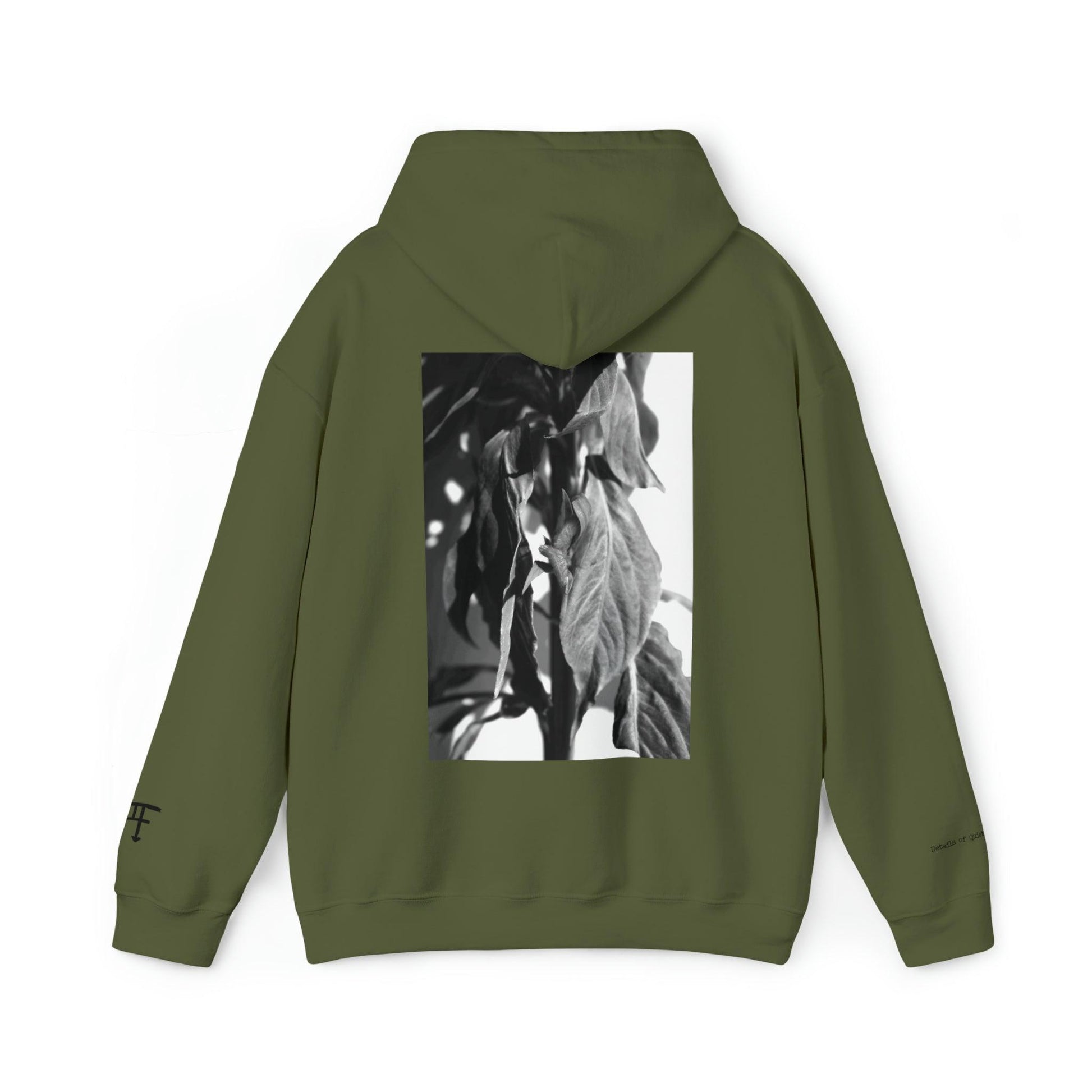 Details of Quiet Blossoms - Unisex Hooded Sweatshirt - PersonaIMF