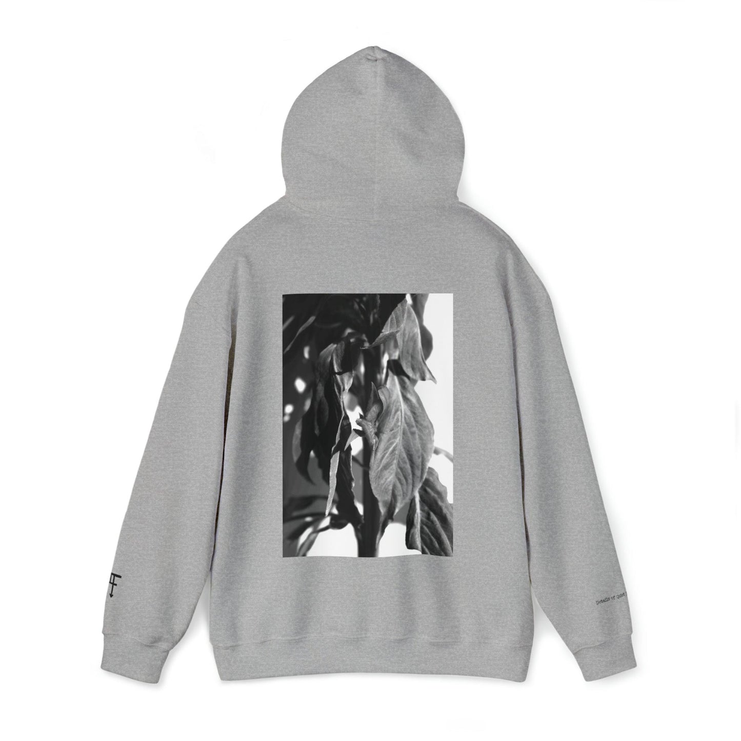 Details of Quiet Blossoms - Unisex Hooded Sweatshirt - PersonaIMF