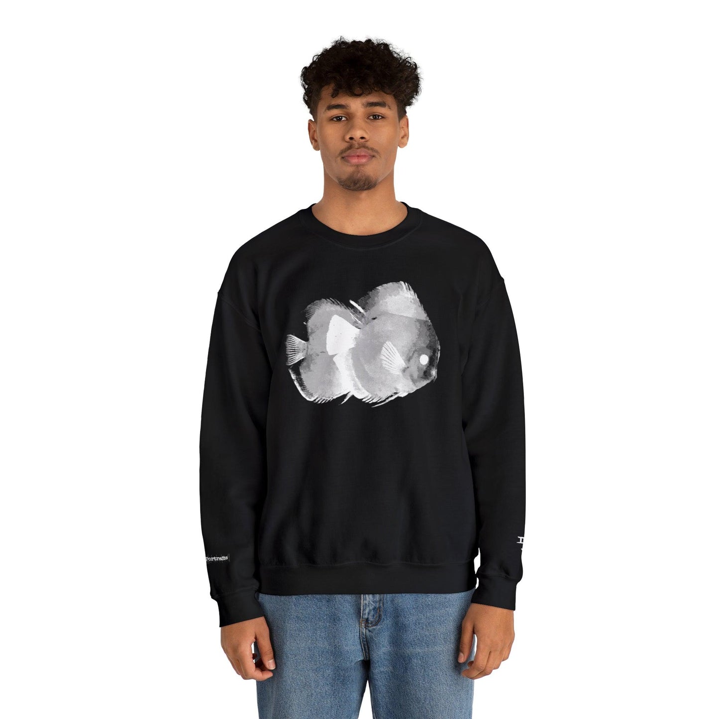 Photographic Lifelines: Ephemeral Portraits - Unisex Crewneck Sweatshirt - PersonaIMF