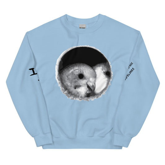 Photographic Lifelines: Ephemeral Portraits - Unisex Crewneck Sweatshirt